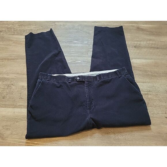Polo Ralph Lauren Other - Polo Ralph Lauren Pants Mens 40x32 Dark Blue Chino Corduroy Straight Pocket Logo